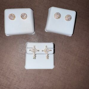 3 piece Dainty Earrings Set